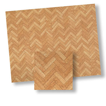 Dollhouse Miniature Parquet, 4Pk